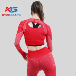 Red Color Crop Top - Image 2