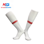 White and Orange Color Sports Socks
