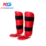 Red Colour Boxing Shine Guards - Image 2